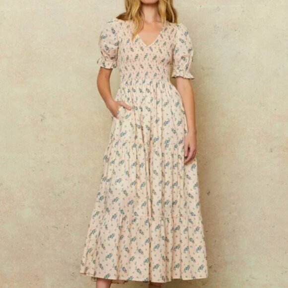 Christy Dawn Dresses & Skirts - The Brooklyn Dress | Mums Ditsy Cream - Christy Dawn